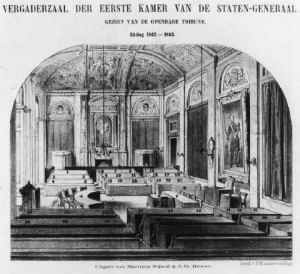 De Eerste Kamer in 1862
